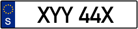 Truck License Plate